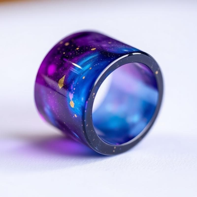 Custom galaxy resin grip
